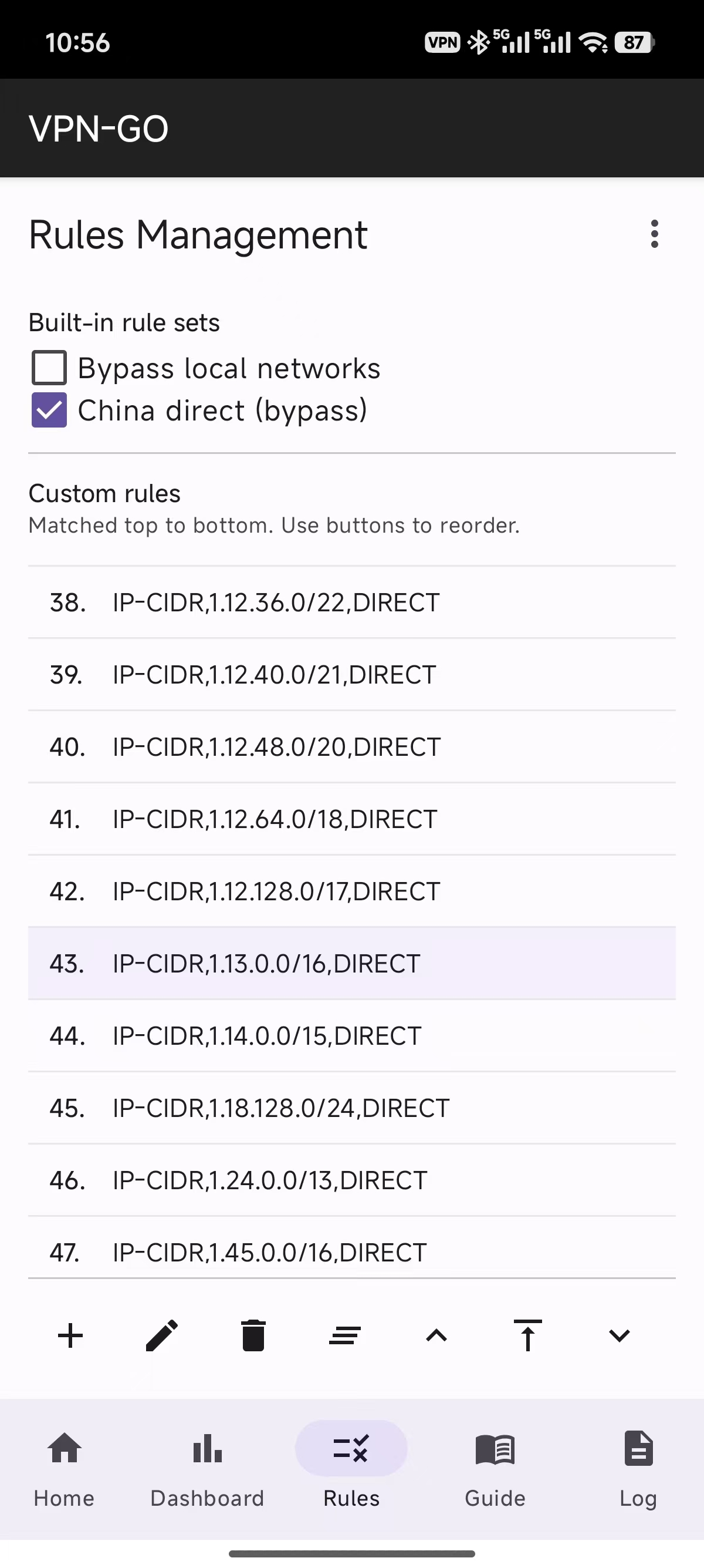 Mobile Rules Management